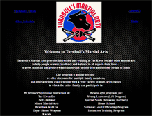 Tablet Screenshot of dcturnbullsmartialarts.com